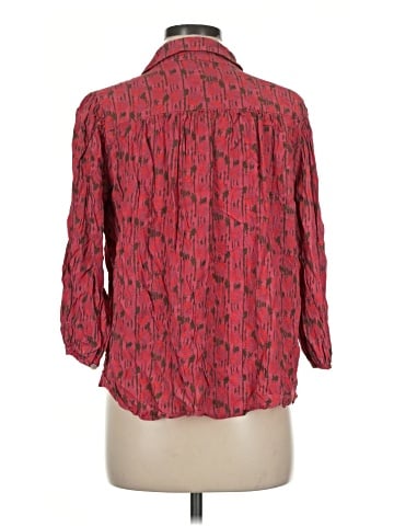 Porridge 3/4 Sleeve Button-Down Shirt (view 2)