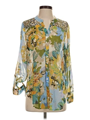 Figueroa & Flower 3/4 Sleeve Blouse (view 1)