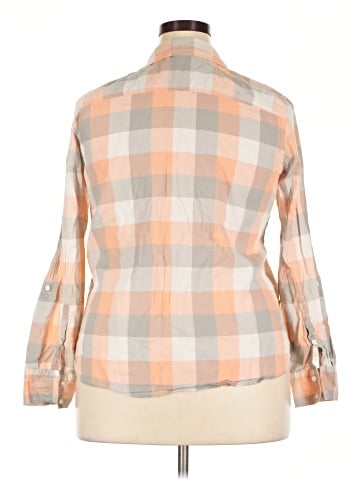 Faded Glory Long Sleeve Button-Down Shirt (view 2)