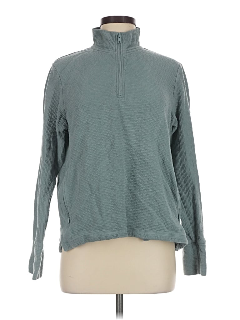 Pre-owned Orvis Turtleneck Sweater In Teal