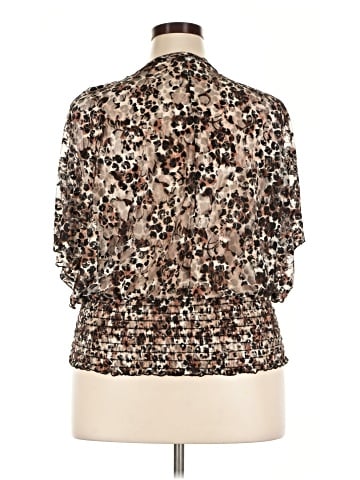 Dots Short Sleeve Blouse (view 2)