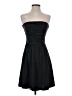 Massimo Dutti 100% Polymide Solid Black Cocktail Dress Size S - photo 1