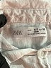 Zara Solid Ivory Long Sleeve Button-Down Shirt Size 2 - 3 - photo 3