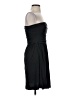 Massimo Dutti 100% Polymide Solid Black Cocktail Dress Size S - photo 4