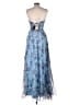 Lulus 100% Polyester Blue Cocktail Dress Size XL - photo 2