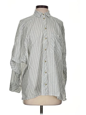 Urban Outfitters 3/4 Sleeve Button-Down Shirt (view 1)