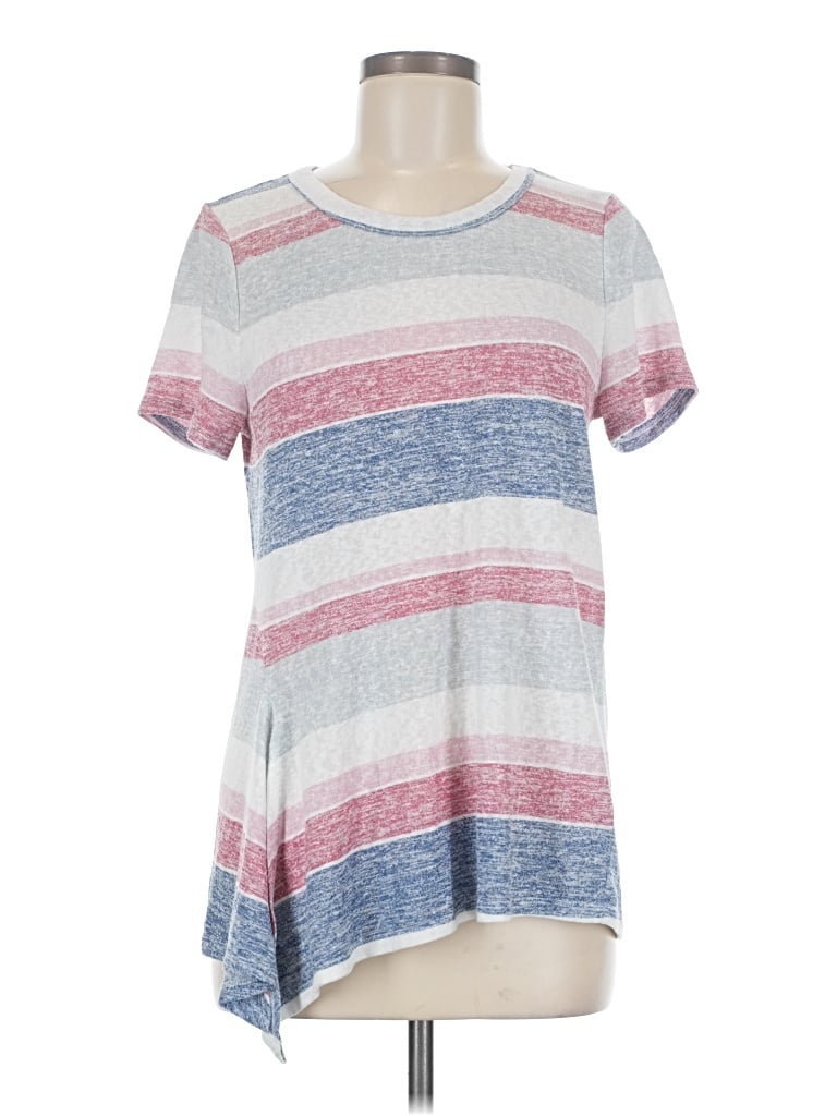 Pre-owned Bobeau Short Sleeve T-shirt In Gray