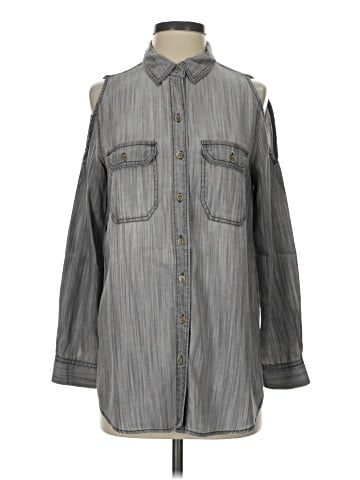 Velvet Heart Long Sleeve Button-Down Shirt (view 1)