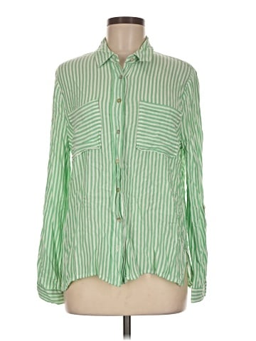 Love Tree Long Sleeve Button-Down Shirt (view 1)