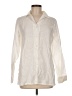 Sutton Studio 100% Linen Ivory Long Sleeve Button-Down Shirt Size M - photo 1