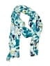 Unbranded Floral Teal Scarf One size - photo 1