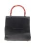 Brahmin 100% Leather Stripes Black Leather Satchel One size - photo 1