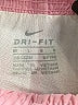 Nike 100% Polyester Color Block Pink Athletic Shorts Size 6 - 7 - photo 3