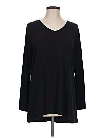 Susan Graver Long Sleeve Top (view 1)