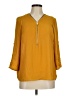 rue21 100% Polyester Gold 3/4 Sleeve Blouse Size M - photo 1