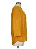 rue21 100% Polyester Gold 3/4 Sleeve Blouse Size M - photo 4