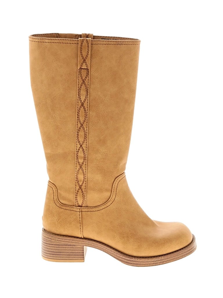 Pre-owned No Boundaries Boots In Tan