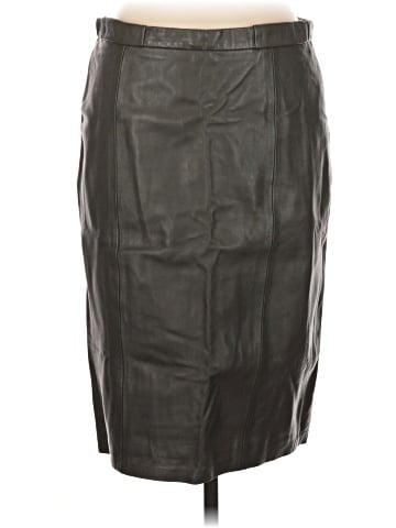 Roberta Freymann Faux Leather Skirt (view 1)