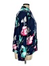 Susan Graver Paisley Floral Blue Track Jacket Size XL - photo 4