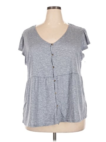 Meri Skye Short Sleeve Henley (view 1)