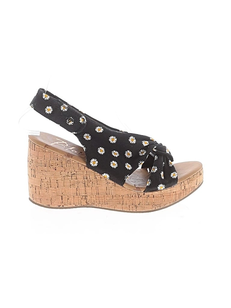 Pre-owned Blowfish Wedges In Black
