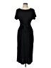 Cato Solid Black Casual Dress Size L - photo 1