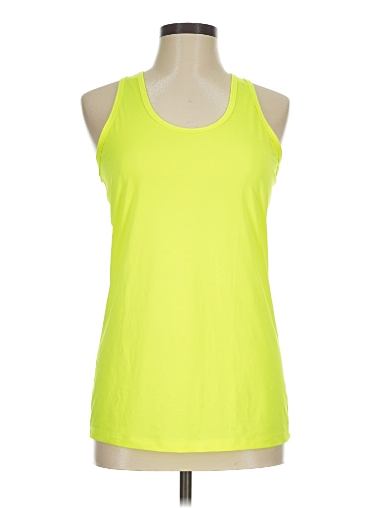 Pre-owned Danskin Now Active Tank Top In Yellow