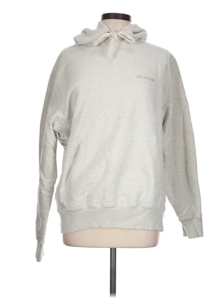 Pre-owned Aimé Leon Dore Sweatshirt In Silver
