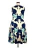 Lularoe Print Blue Cocktail Dress Size 22 - 24 - photo 2
