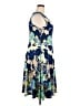 Lularoe Print Blue Cocktail Dress Size 22 - 24 - photo 4