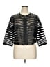Etcetera 100% Polyester Stripes Black Jacket Size 16 - photo 1