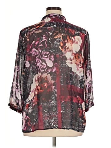 Christopher & Banks 3/4 Sleeve Blouse (view 2)
