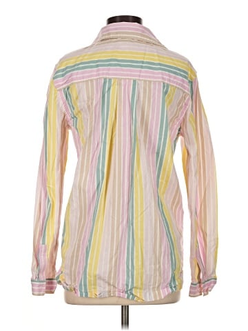 Ganni Long Sleeve Button-Down Shirt (view 2)