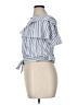 Habitual Blue Short Sleeve Blouse Size 16 - photo 5