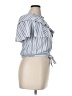 Habitual Blue Short Sleeve Blouse Size 16 - photo 4