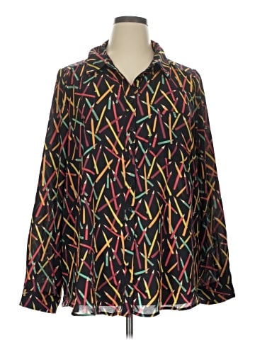 ModCloth Long Sleeve Blouse (view 1)