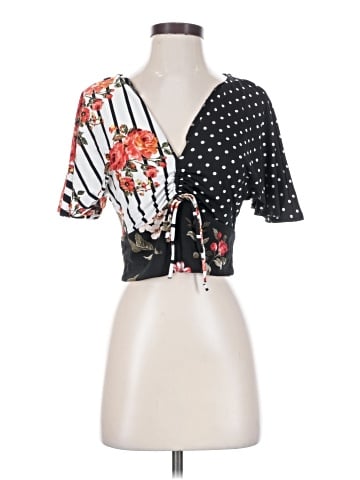 Polly & Esther Short Sleeve Blouse (view 1)