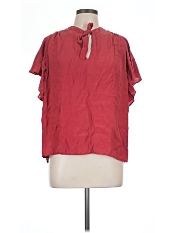 Left Coast by Dolan Short Sleeve Silk Top (view 1)