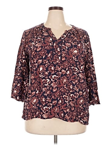 Gloria Vanderbilt 3/4 Sleeve Blouse (view 1)