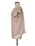 Dynamite 100% Polyester Tan Short Sleeve Blouse Size M - photo 5