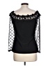 Venus Black 3/4 Sleeve Blouse Size L - photo 2