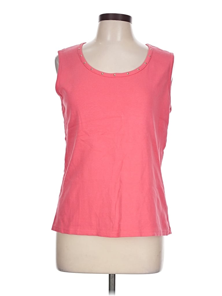Pre-owned Rafaella Sleeveless T-shirt In Pink