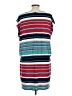 Laundry by Design Stripes Blue Casual Dress Size L - photo 2