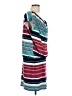 Laundry by Design Stripes Blue Casual Dress Size L - photo 4