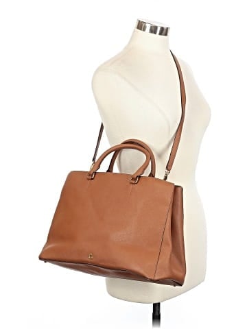Lauren by Ralph Lauren Leather Satchel (view 2)