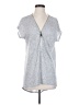Joan Vass Gray Short Sleeve Top Size S - photo 1