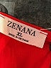 Zenana 100% Polyester Red Short Sleeve Top Size XL - photo 7