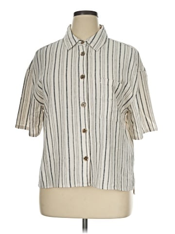 Sanctuary Short Sleeve Button-Down Shirt (view 1)