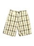 Nautica 100% Cotton Plaid Tan Board Shorts Size 6 - photo 1