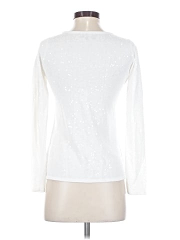 Black Saks Fifth Avenue Long Sleeve Top (view 2)